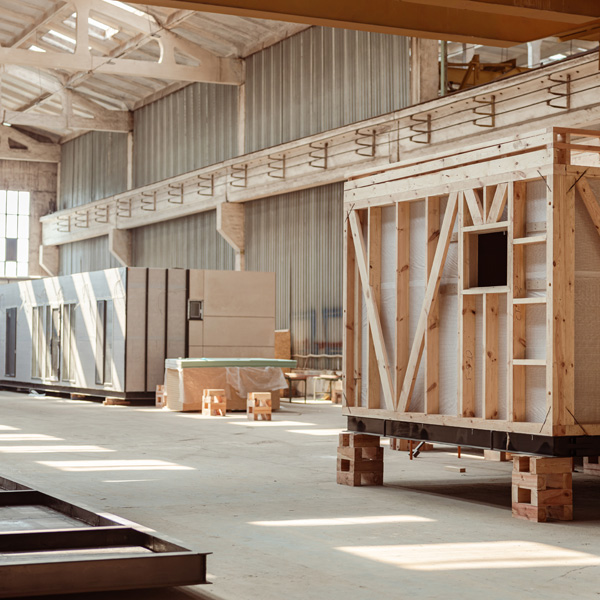 Carpentry building under construction